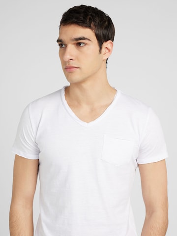 Key Largo Shirt 'WATER' in White