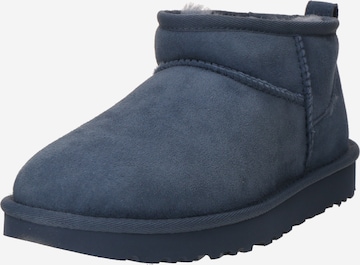 zils UGG Klasiski zābaki 'CLASSIC ULTRA MINI': no priekšpuses