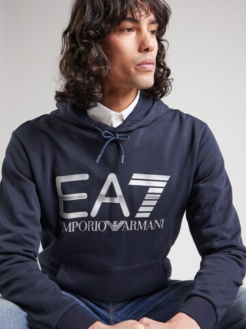 EA7 Emporio Armani Μπλούζα φούτερ σε μπλε