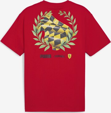 T-Shirt 'Scuderia Ferrari x Joshua Vides' PUMA en rouge