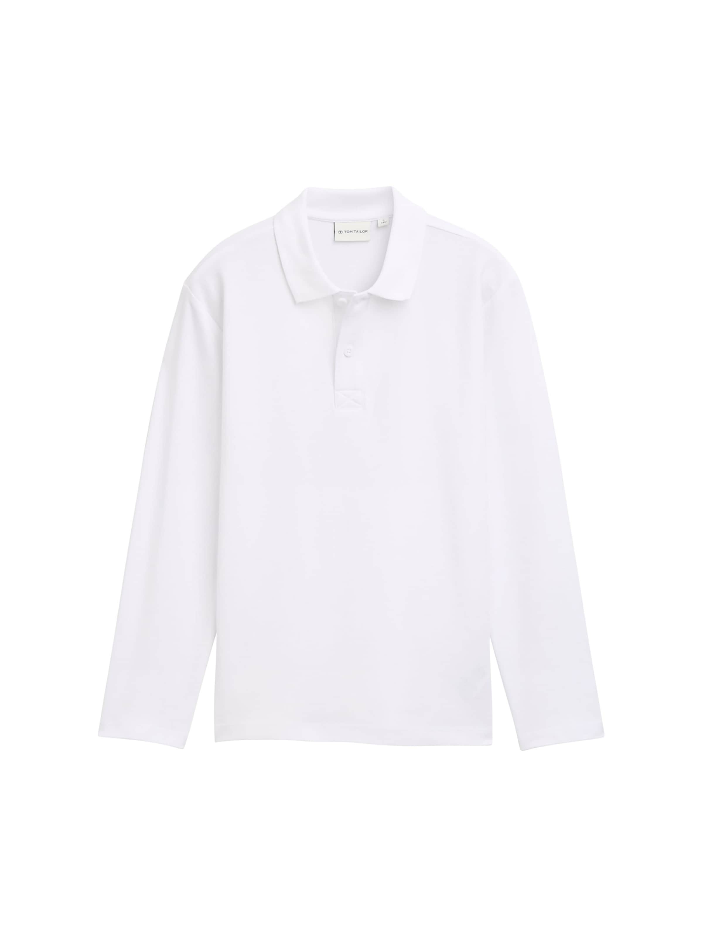 TOM TAILOR Shirt in White: front