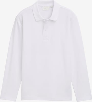 Tricou de la TOM TAILOR pe alb: față