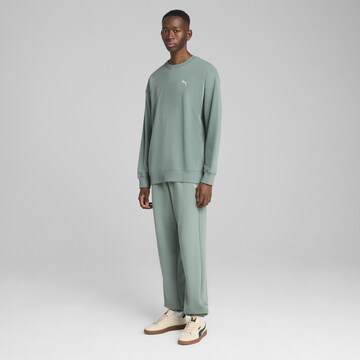 Sweat-shirt 'Wardrobe Ess' PUMA en vert