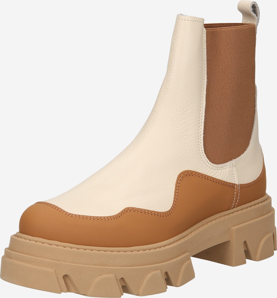 STEVE MADDEN Chelsea Boots 'MERILYN' in Greige | ABOUT YOU