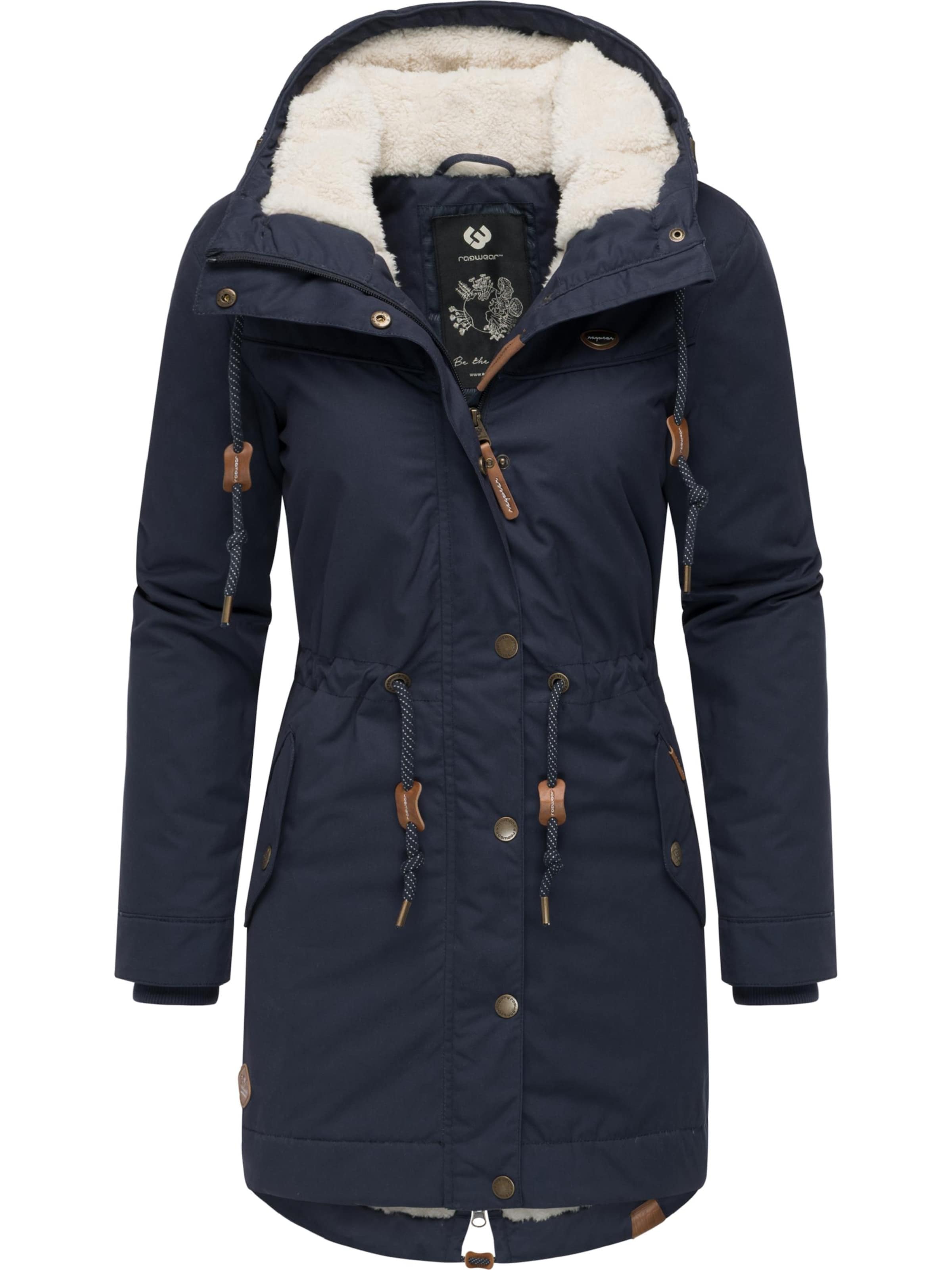 Parka d’hiver 'Canny' Ragwear en bleu : devant