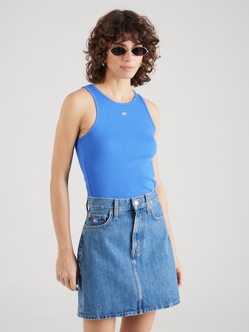 Tommy Jeans Top 'Essential' in Blau: predná strana