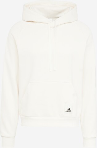 ADIDAS SPORTSWEAR Athletic Sweatshirt 'Lounge Fleece' in White: front