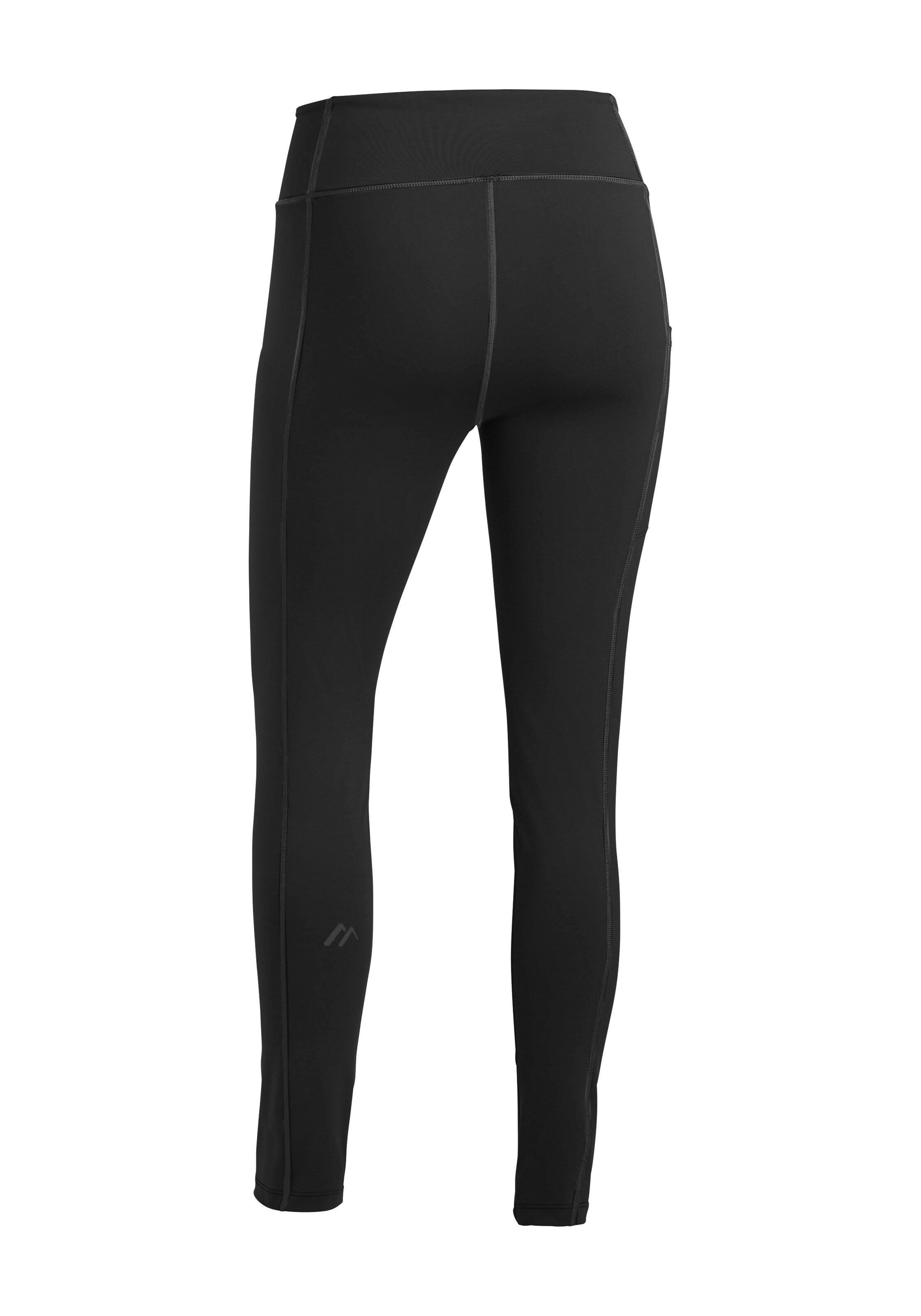 Maier Sports Skinny Workout Pants in Black