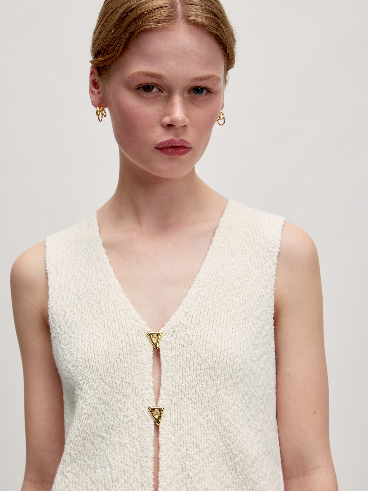 EDITED Produkte Weste 'Rike' beige