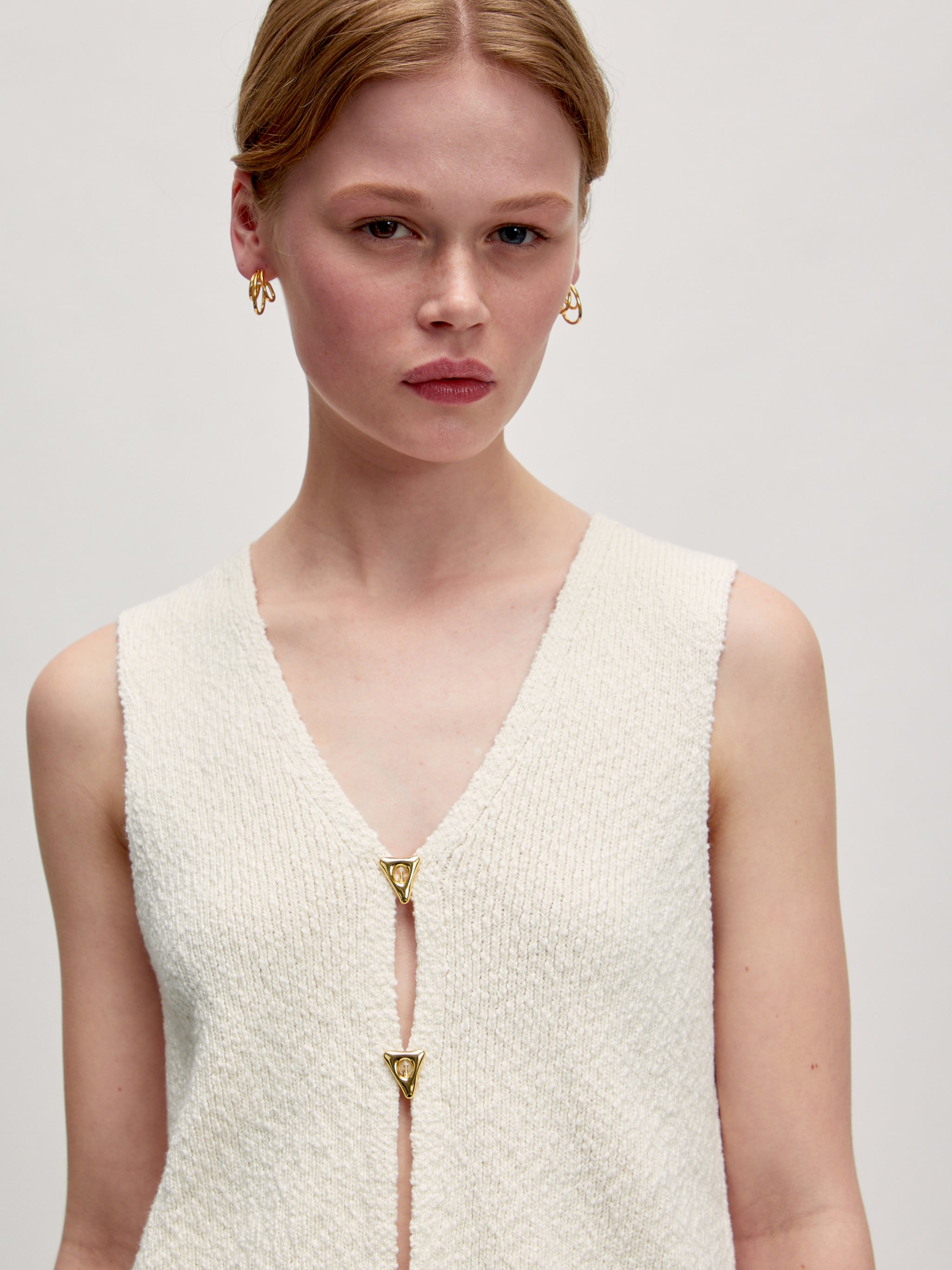 EDITED Productos Chaleco 'Rike' beige