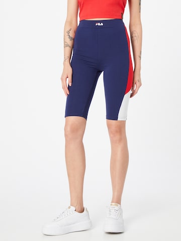 FILA Skinny Leggings 'BASEL' in Blue: front