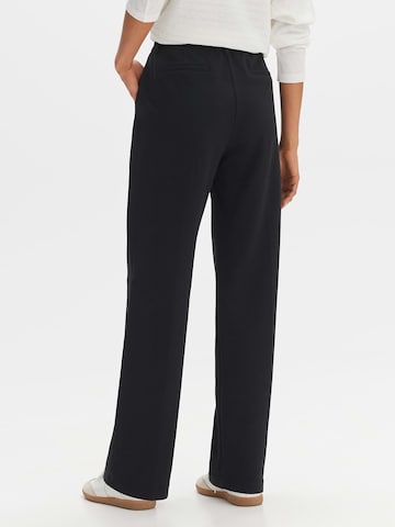 OPUS Regular Pleated Pants 'Mauno' in Black