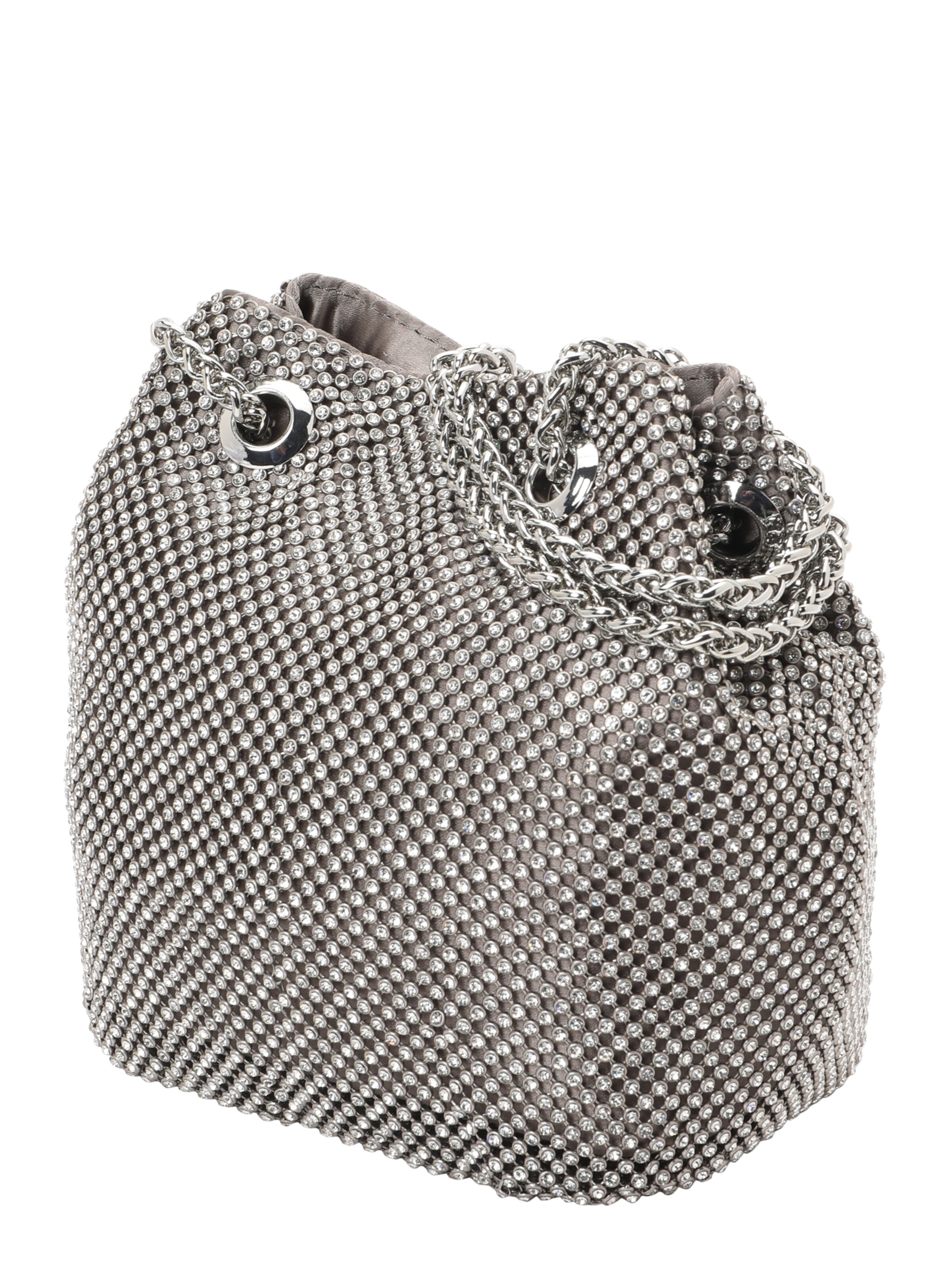 GUESS Beuteltasche 'Zalina' in Silber