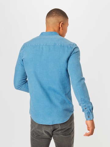 Regular fit Camicia di TOM TAILOR DENIM in blu