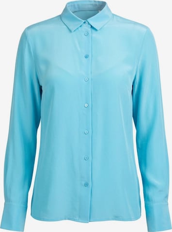 Posh Gear Bluse 'Collettoseta' in Blau: Vorderseite