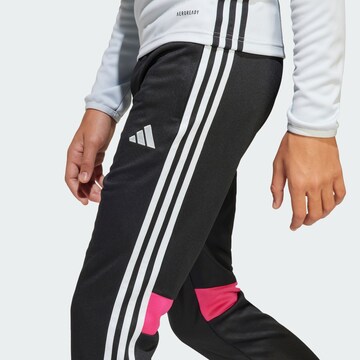 ADIDAS PERFORMANCE Tapered Sportbroek 'Tiro 25 Essentials' in Zwart