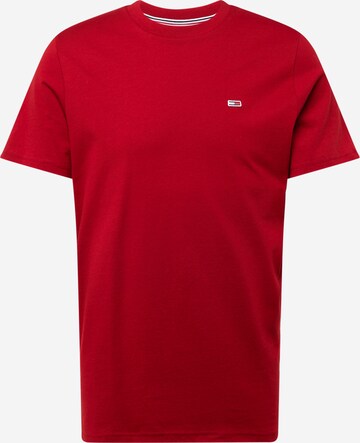 T-Shirt Tommy Jeans en rouge : devant