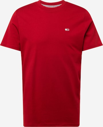 Tommy Jeans Shirt in Rood: voorkant