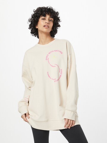 Sweat de sport ADIDAS BY STELLA MCCARTNEY en beige : devant