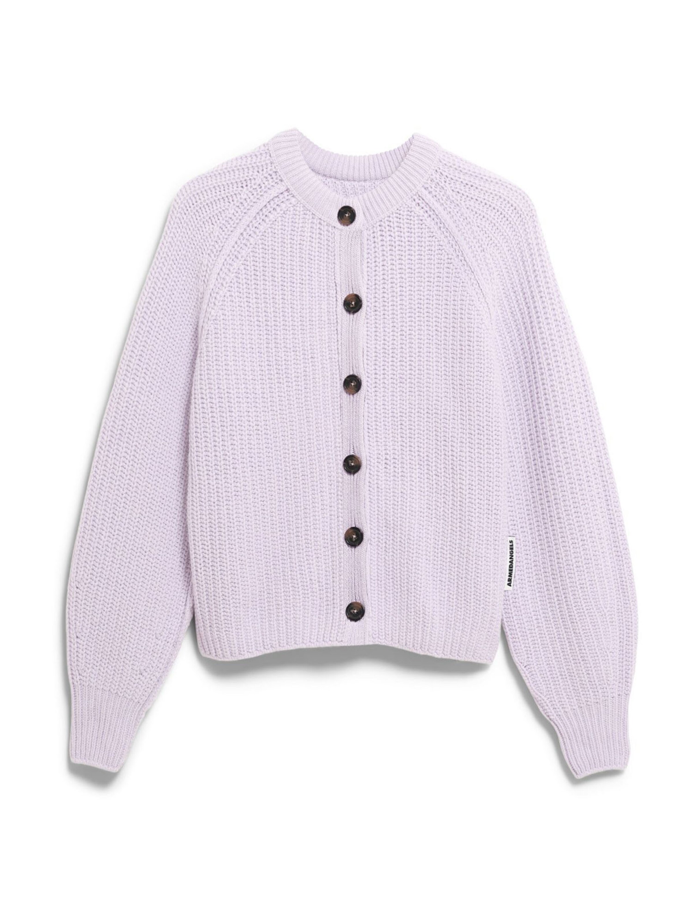ARMEDANGELS Strickjacke 'SELMAA' in Lila: Vorderseite