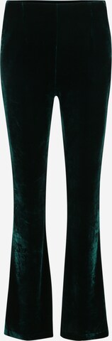 Wallis Petite Flared Trousers in Green: front