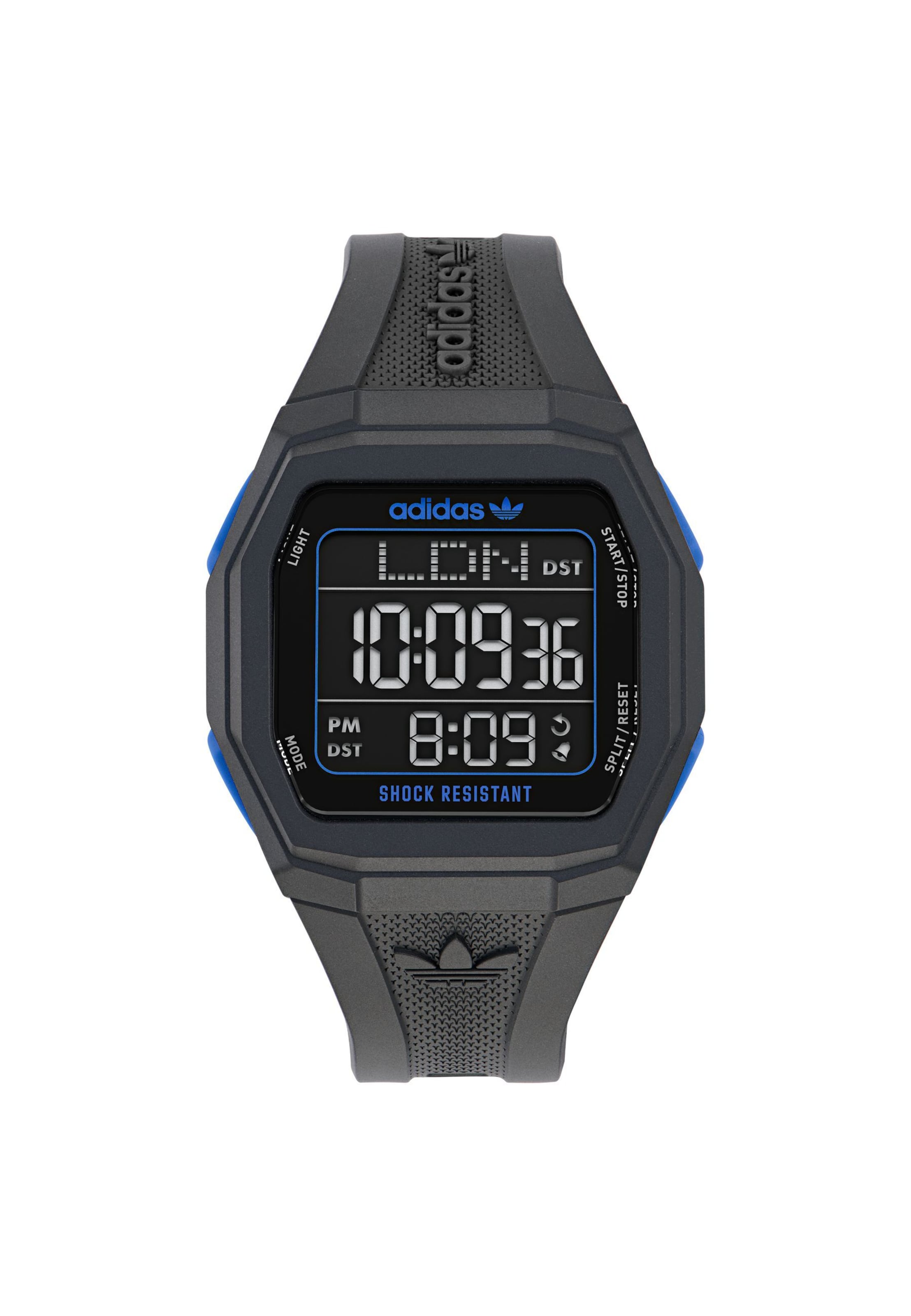 ADIDAS ORIGINALS Digitaal horloge 'Tech One' in Grijs: voorkant
