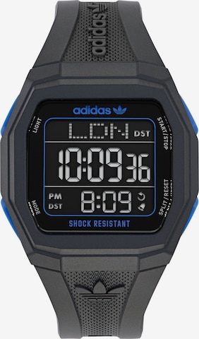 Montre digitale 'Tech One' ADIDAS ORIGINALS en gris : devant