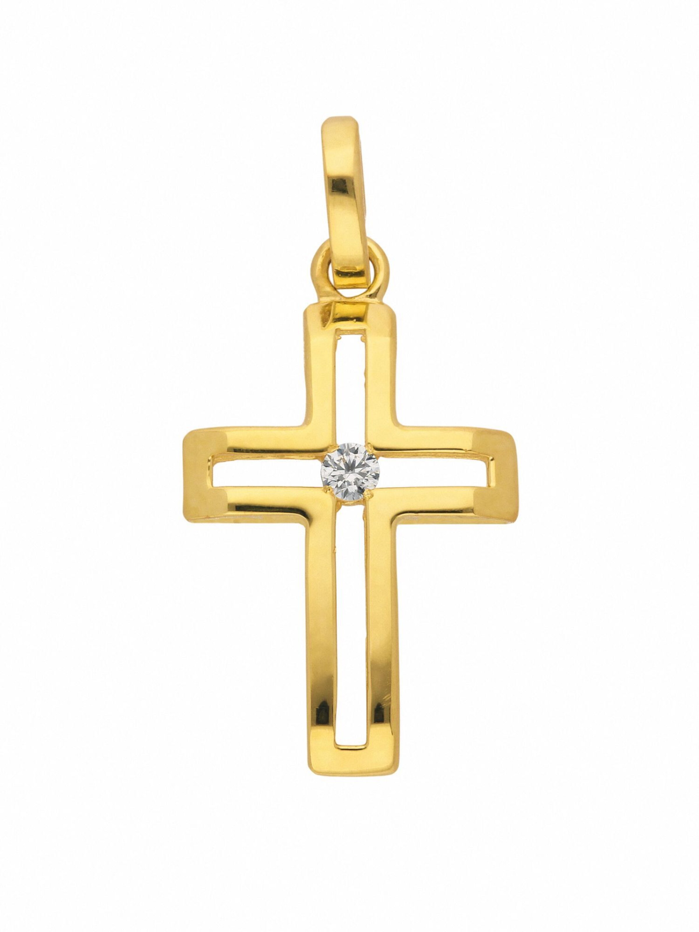 Adelia´s Pendant in Gold: front
