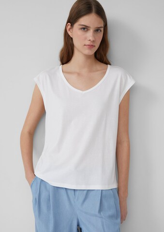 s.Oliver T-Shirt in Weiß