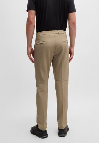 BOSS Slimfit Hose 'Commuter' in Braun