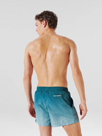 Pantaloncini da bagno di Karl Lagerfeld in blu