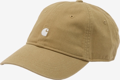 Carhartt WIP Lippalakki 'Madison' värissä tummabeige / valkoinen, Tuotenäkymä