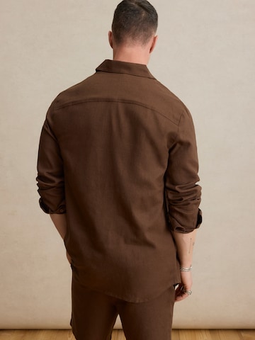 DAN FOX APPAREL Regular fit Ing 'Taha' - barna