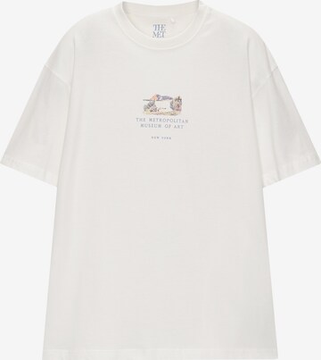 Maglietta di Pull&Bear in bianco: frontale