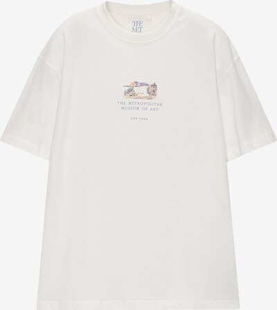 Pull&Bear Тениска в светлосиньо / виолетов / сьомга / бяло, Преглед на продукта