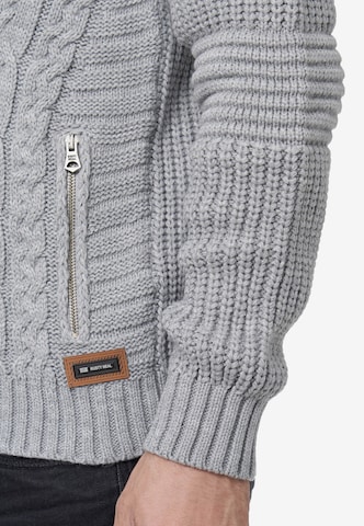 Rusty Neal Knit Cardigan in Grey