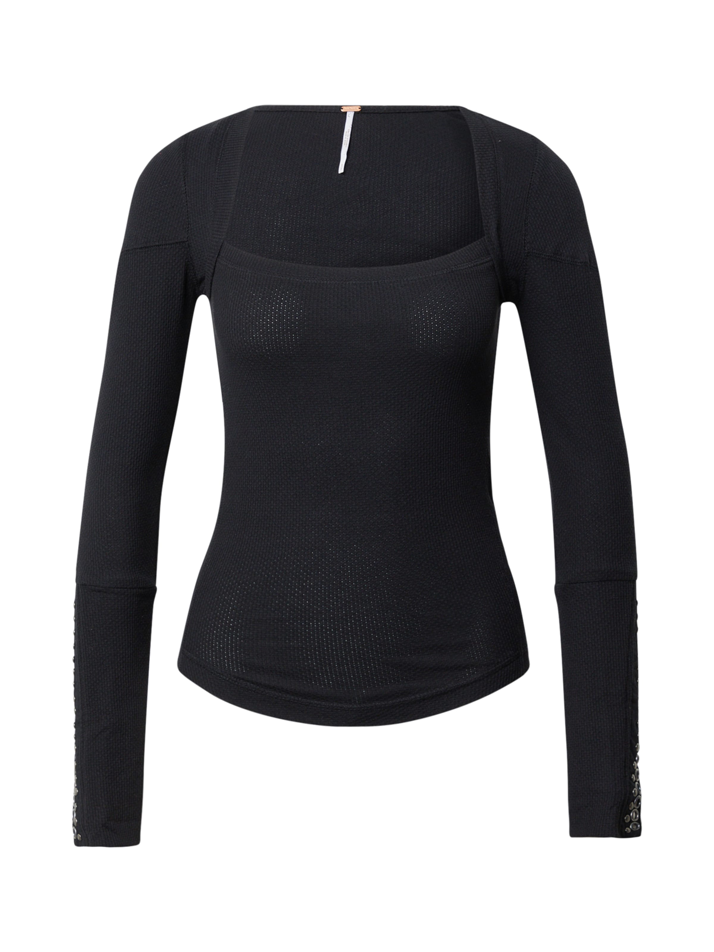 Free People Koszulka w kolorze czarny: przód