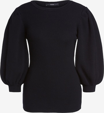 Pull-over SET en noir : devant