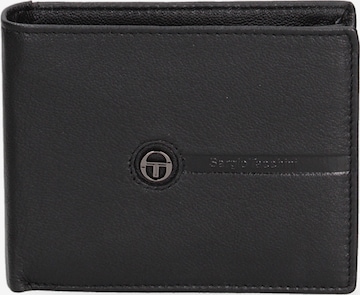 Portamonete di Sergio Tacchini in nero: frontale