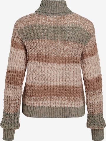 VILA Sweater 'Abril' in Brown