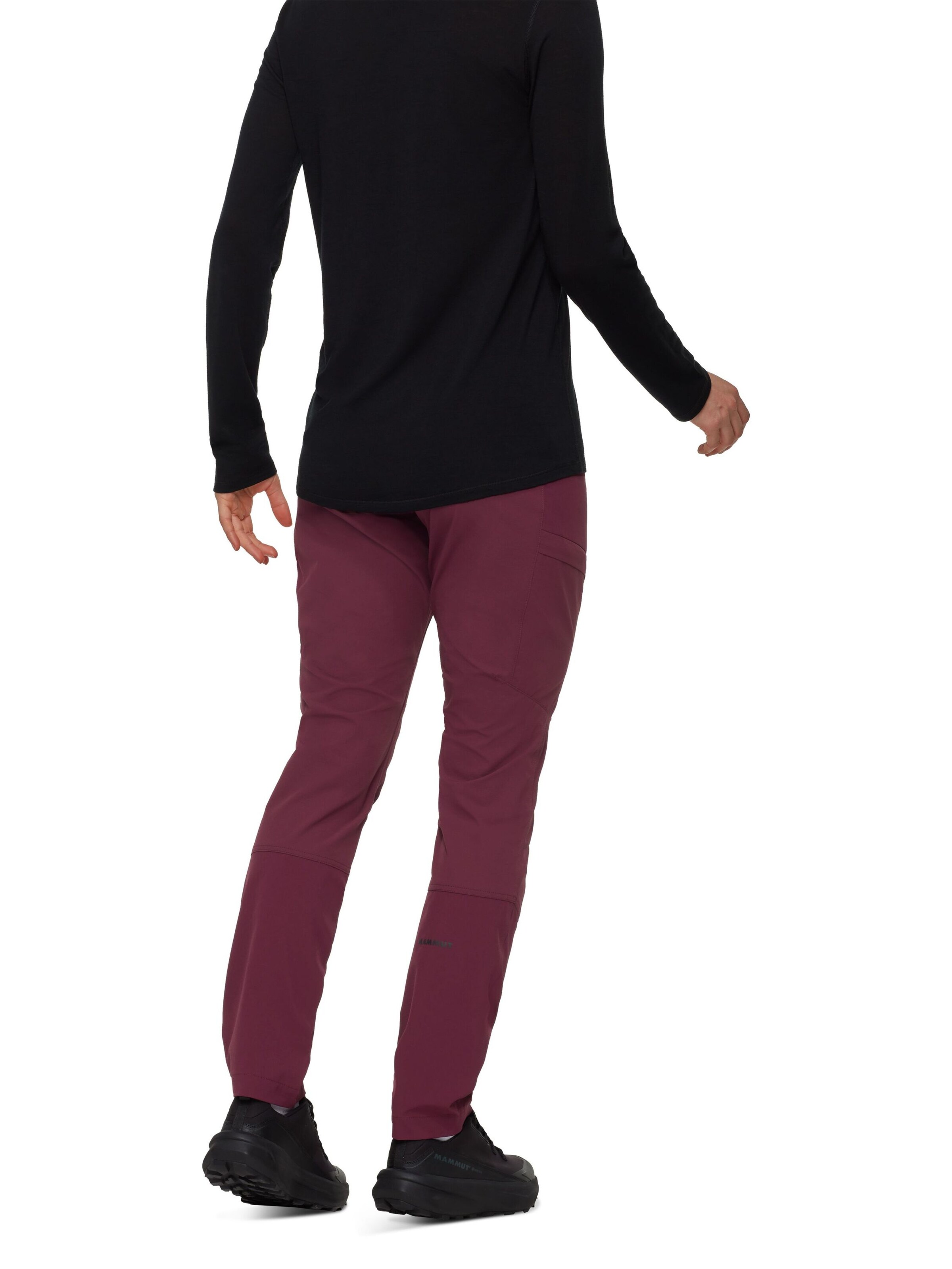 MAMMUT Slimfit Outdoorhose ‘Ducan’ in Rot