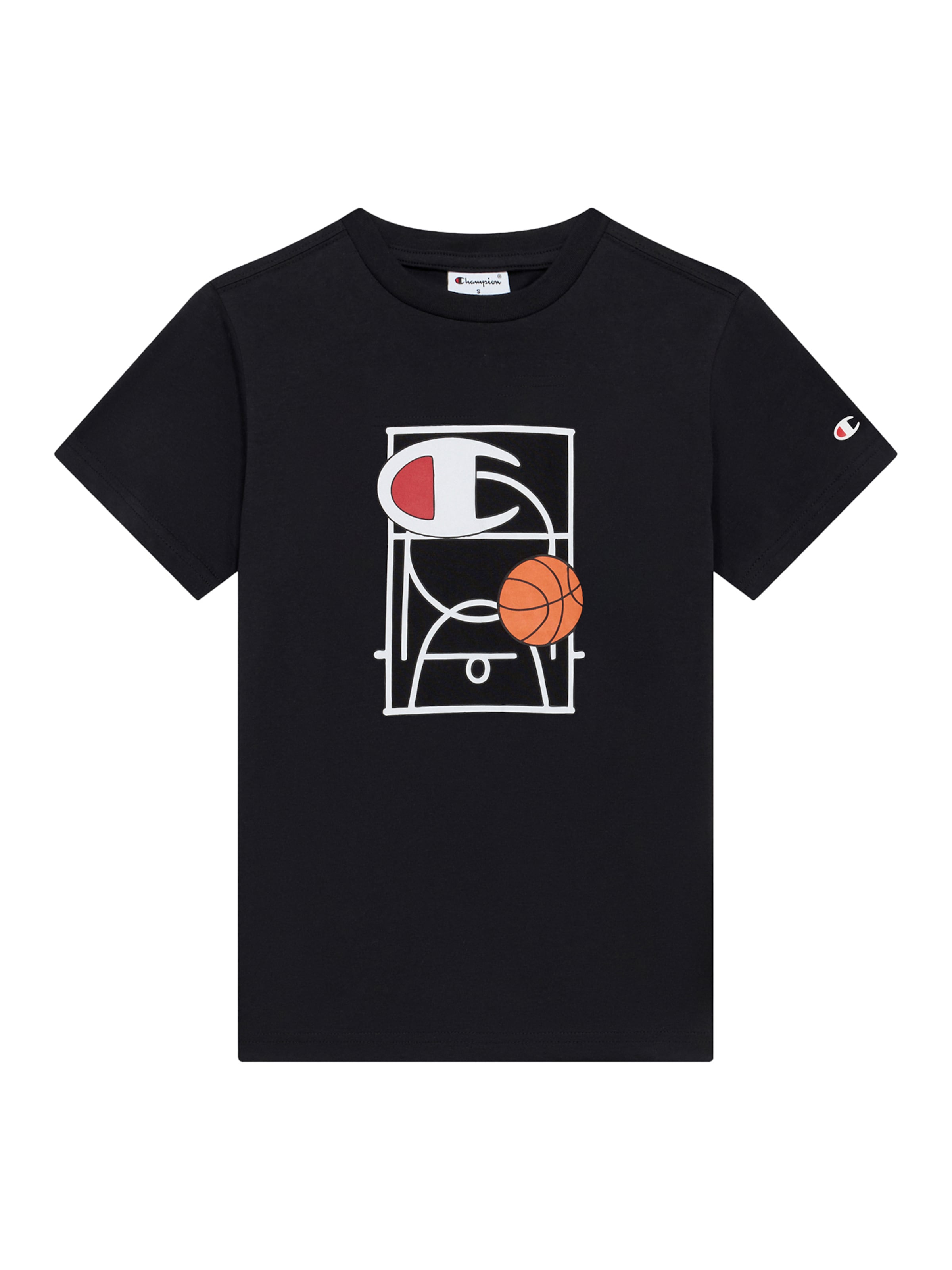 T-Shirt Champion en noir : devant
