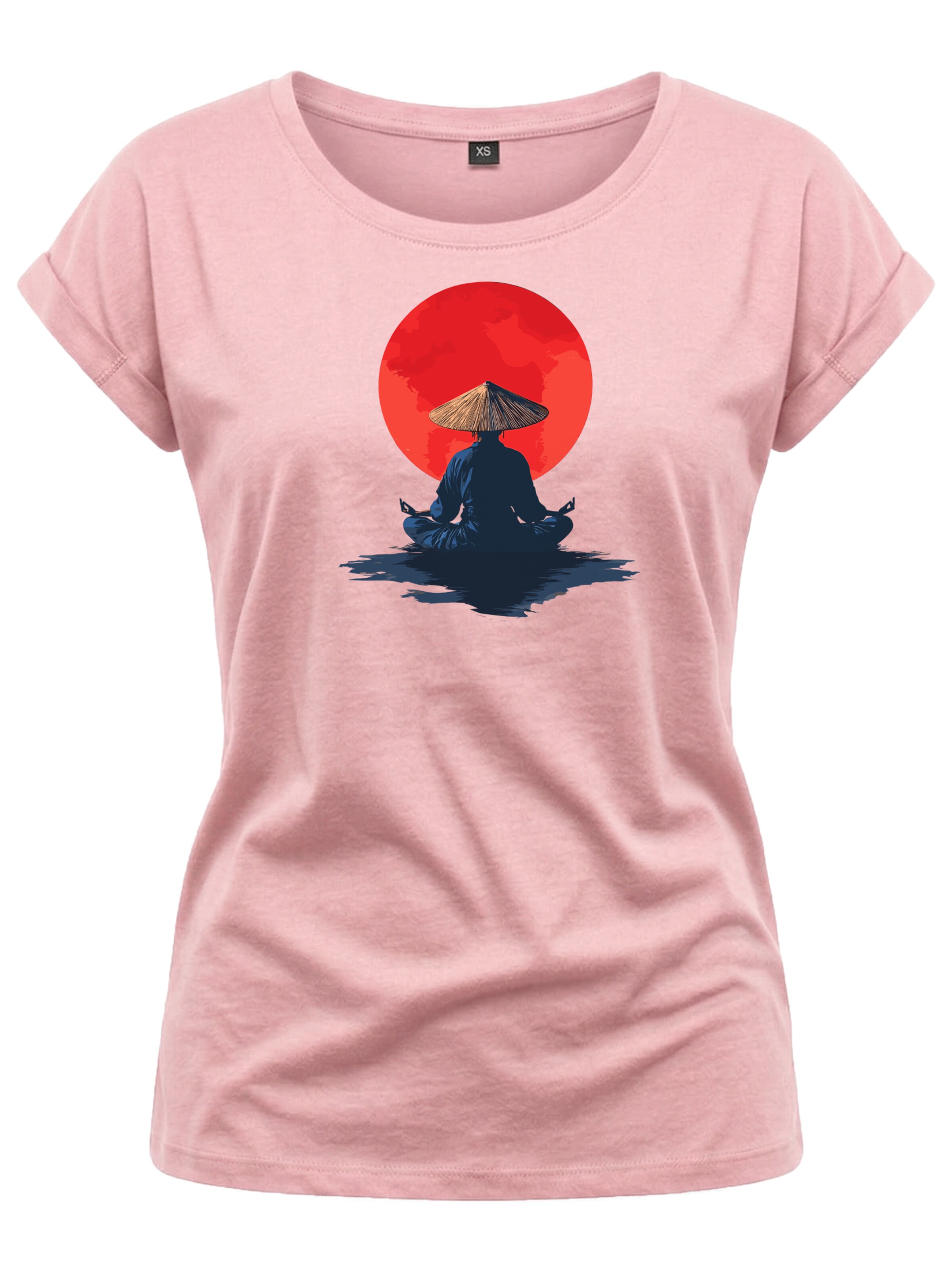 MAKAYA Shirt 'Monk' in Pink