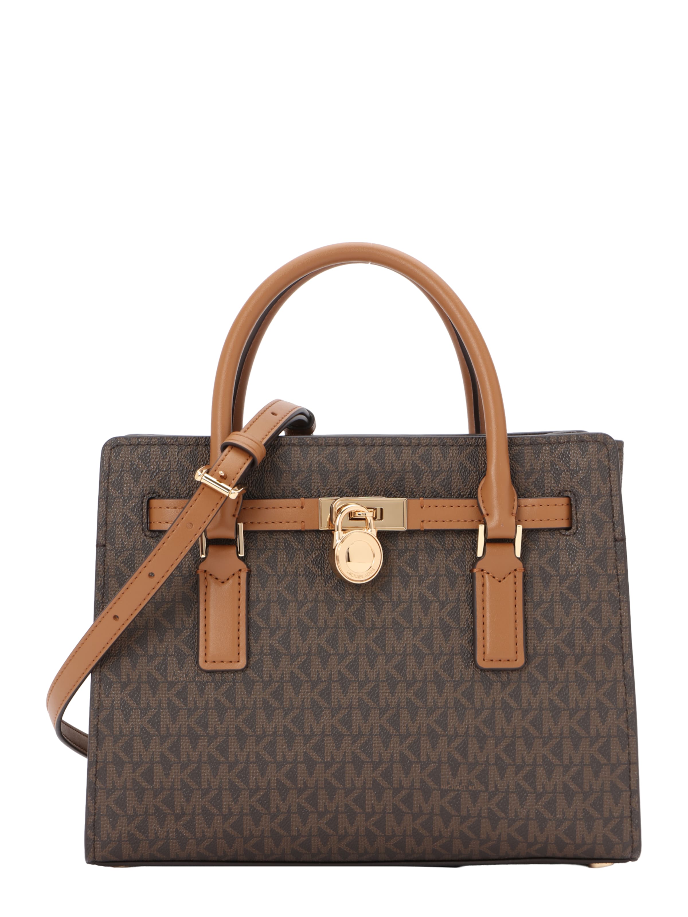MICHAEL Michael Kors Handbag 'Hamilton' in Brown: front