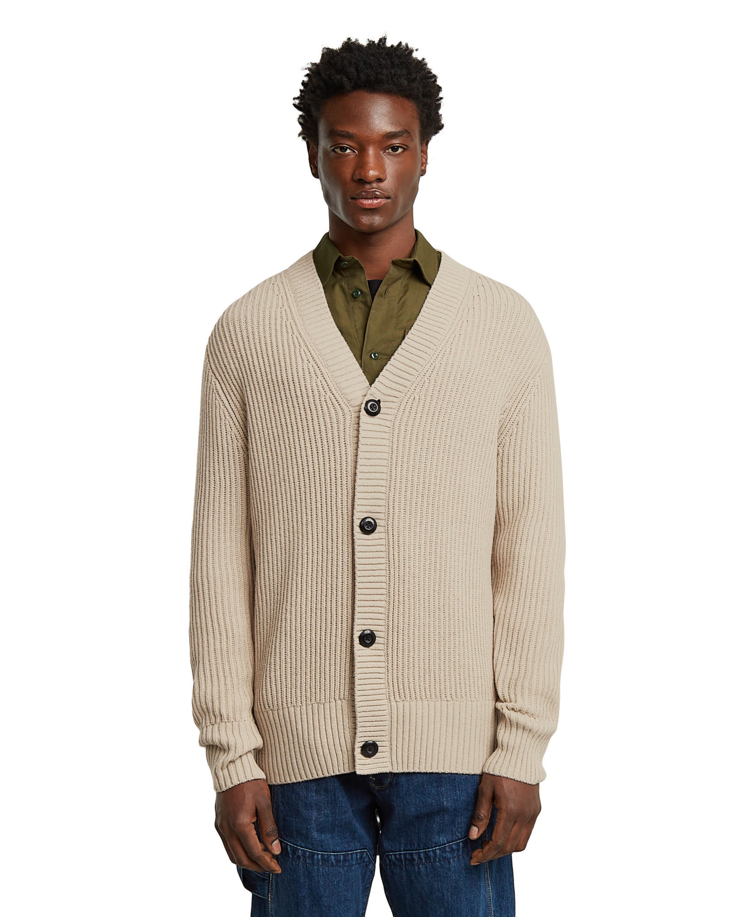 G-STAR Strickjacke in Beige