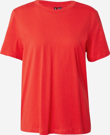 VERO MODA Shirt 'PAULINA' in Rood: voorkant