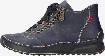 Scarpa stringata sportiva di Rieker in blu