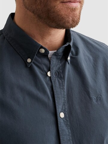 PME Legend Regular Fit Paita 'American Classic shirt in poplin with stretch' värissä sininen