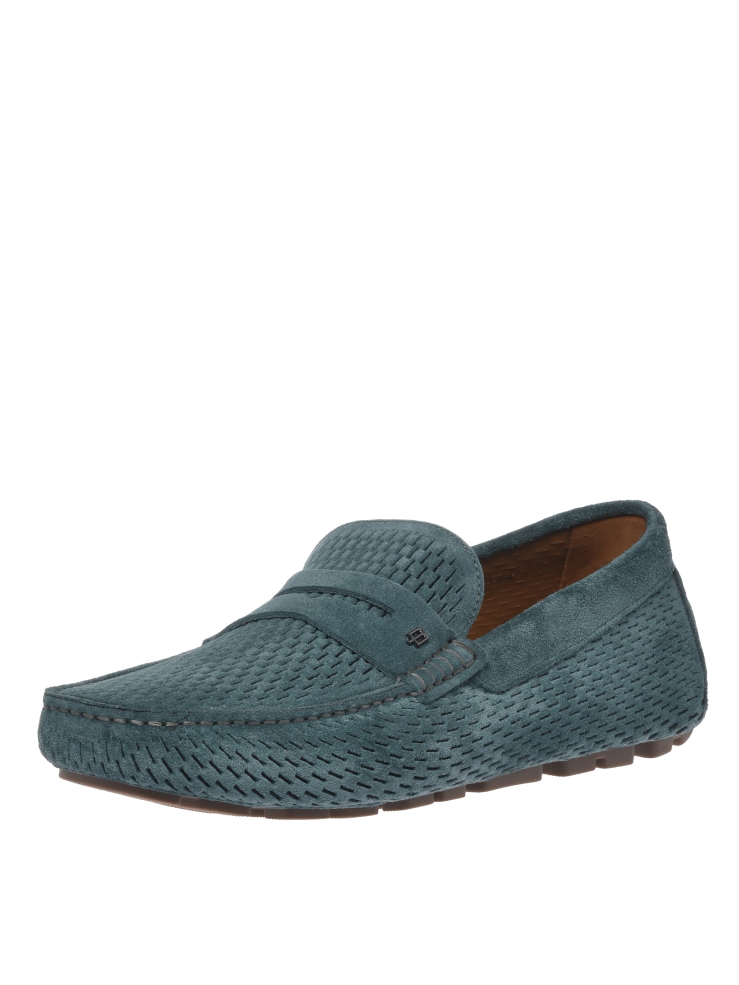 BALDININI Moccasins in Green: front