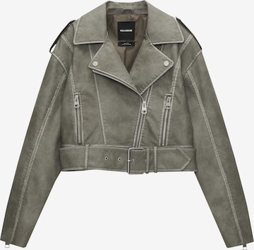 Pull&Bear Between-Season Jacket in Green: front